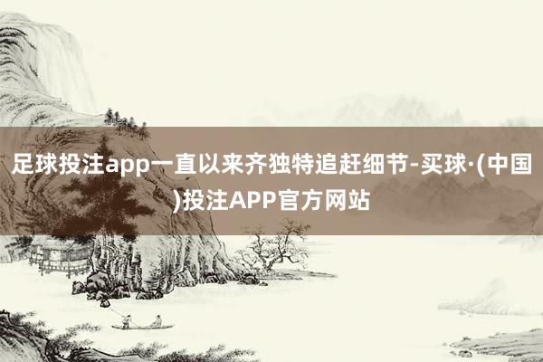 足球投注app一直以来齐独特追赶细节-买球·(中国)投注APP官方网站