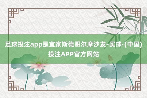 足球投注app是宜家斯德哥尔摩沙发-买球·(中国)投注APP官方网站