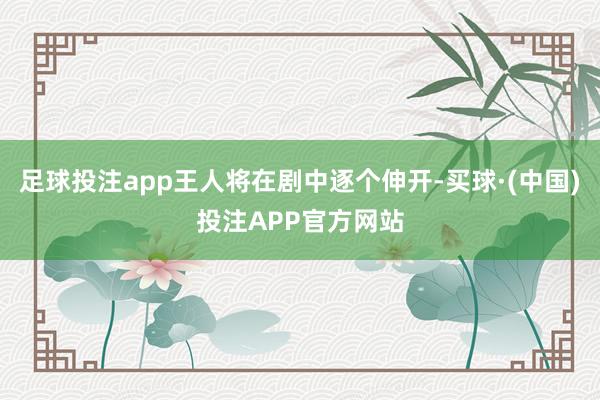 足球投注app王人将在剧中逐个伸开-买球·(中国)投注APP官方网站