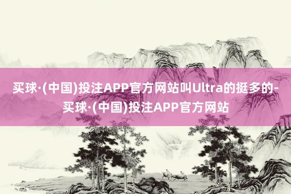 买球·(中国)投注APP官方网站叫Ultra的挺多的-买球·(中国)投注APP官方网站