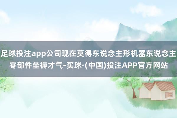 足球投注app公司现在莫得东说念主形机器东说念主零部件坐褥才气-买球·(中国)投注APP官方网站